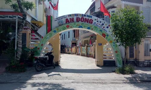 
Trường mầm non An Đ&ocirc;ng. Ảnh: Văn Ngọc.
