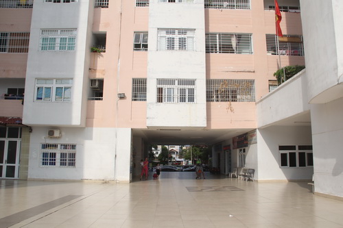 Chung cư nơi ông Thủy bị tố thực hiện hành vi Dâm ô trẻ em. Ảnh: Phước Tuấn.