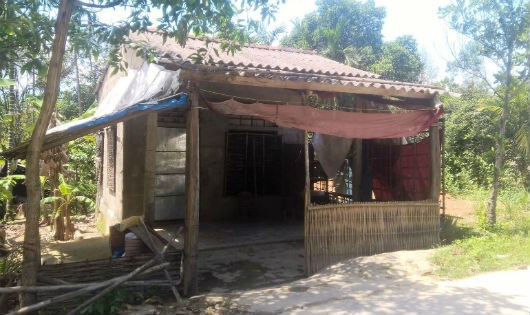 Căn nhà hoang nơi Nam đã kéo nạn nhân vào thực hiện hành vi dâm ô