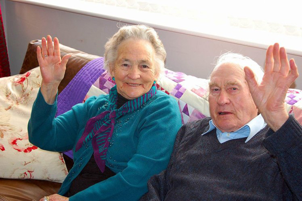 
Bà Vera và ông Wilf có những năm tháng hạnh phúc trọn vẹn bên nhau.
