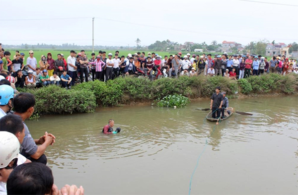 
Hiện trường vụ việc.
