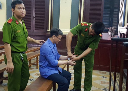 Bị cáo Thành trong phiên xử sơ thẩm. Ảnh: Tuổi Trẻ.