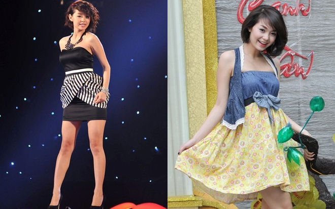 Tuy nhiên, phong cách kẹo ngọt nhiều khi quá đà khiến Minh Hằng trở nên thảm họa với lối thời trang sến sẩm. Một năm sau, từ mái tóc dài, Minh Hằng chuyển sang kiểu tóc bob đánh phồng hoặc làm xoăn. Xuất hiện trong các sự kiện hay ngoài đời thường, giọng ca Một vòng Trái đất vẫn thể hiện sự loay hoay trong cách chọn đồ.