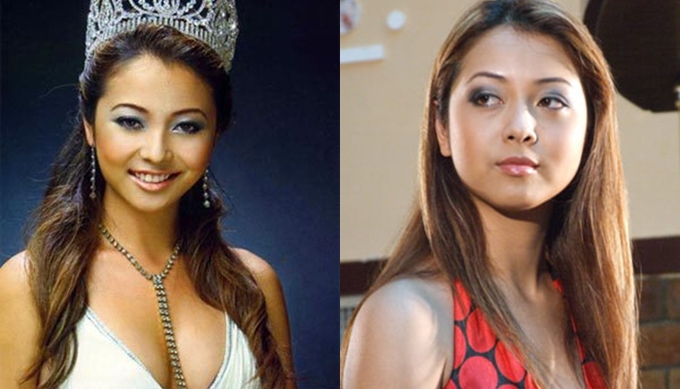 Jennifer Phạm đăng quang Hoa hậu châu Á tại Mỹ năm 2006. Từ lúc giành ngôi vị cao nhất của cuộc thi đến năm 2007, người đẹp gây ấn tượng với khuôn mặt bầu bĩnh, lông mày lá liễu cùng thân hình đầy đặn.