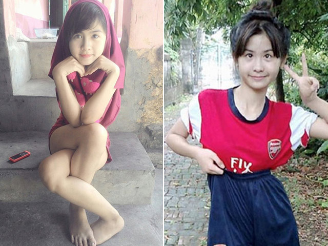 
Trần Thị Thanh Thư (18 tuổi, Hải Dương) từng có những hình ảnh tạo dáng quái gở khoèo chân, lác mắt nổi tiếng trên mạng. Cô cũng có một lượng người theo dõi trên mạng xã hội không thua kém gì các hot girl (500.000 người).
