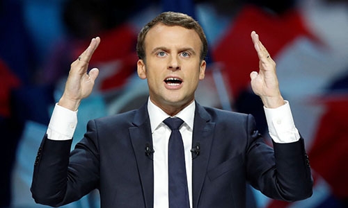 
Nếu chiến thắng ông Macron sẽ là tổng thống Pháp trẻ nhất lịch sử. Ảnh: Skynews
