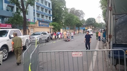 Hiện trường vụ việc.