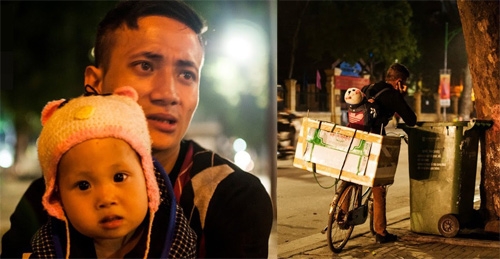 &Ocirc;ng bố 9x Đ&agrave;o Đức Khi&ecirc;m từng g&acirc;y sốt cộng đồng mạng khi địu theo con nhỏ 16 th&aacute;ng tuổi đi nhặt r&aacute;c, phế liệu.