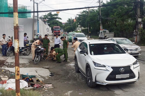 Hiện trường vụ việc. Ảnh: Tin Tin.
