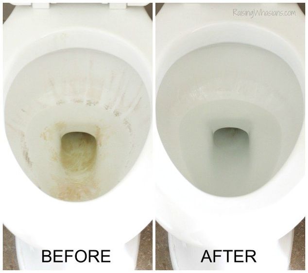 Làm sạch toilet với các bước đơn giản.