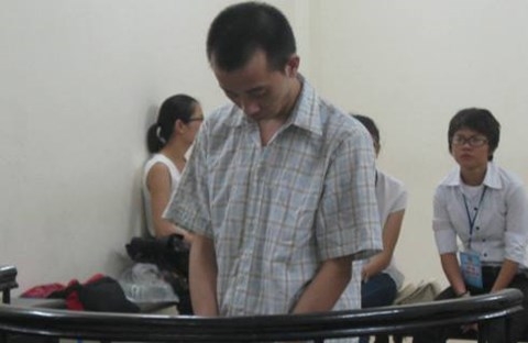 
Bị cáo Nguyễn Minh Tâm tại phiên tòa.
