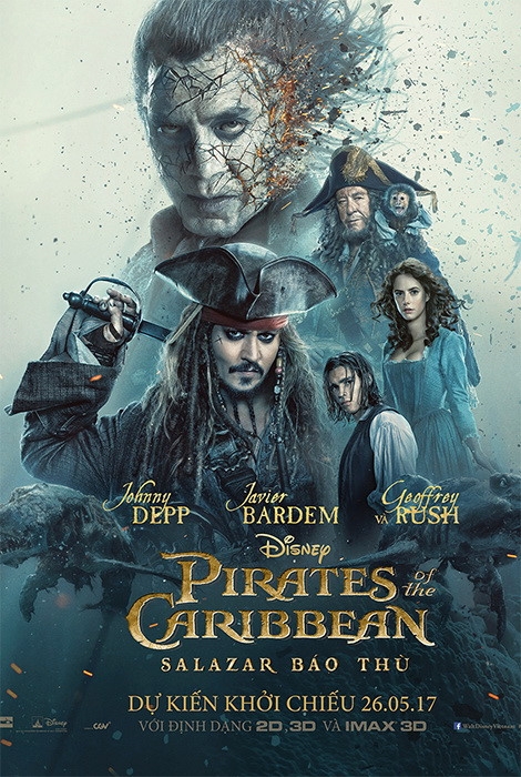 Salazars Revenge đánh dấu sự trở lại của loạt phim bom tấn Cướp biển Caribbean sau sáu năm.