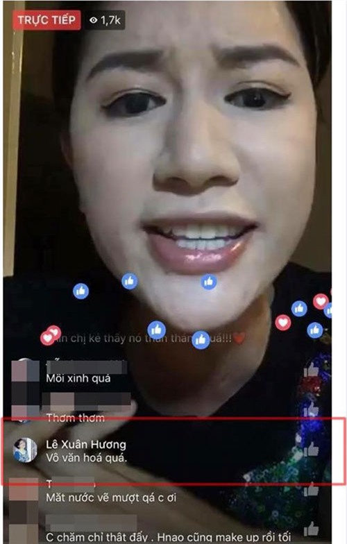 
Trang Trần gây xôn xao khi chửi tục nghệ sĩ Xuân Hương trực tiếp trên mạng xã hội.
