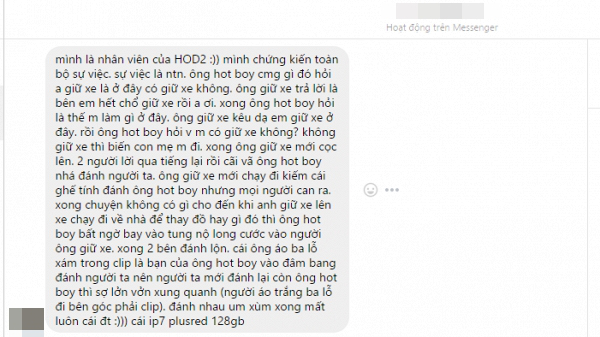 
Nhân vật đánh trả lại các nhân viên của quán bar một cách hăng máu được xác nhận là một người bạn của Phạm Anh Tuấn.
