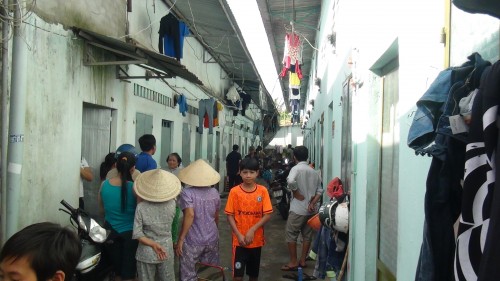 Khu phòng trọ nơi xảy ra vụ việc.