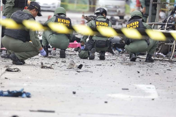 
Miền nam Thái Lan thường xuyên hứng chịu các vụ đánh bom ven đường. (Ảnh: Straits Times)
