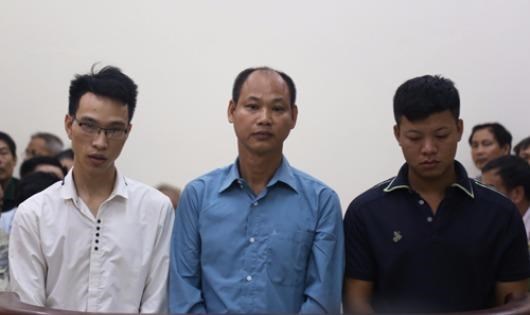 
Các bị cáo trong phiên tòa
