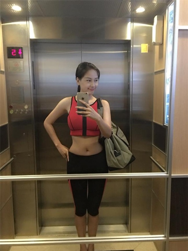 Bản thân Mai Phương Thúy từng chia sẻ rất nhiều về sở thích tập gym, giữ dáng của mình.