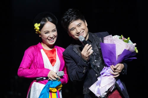 
Cặp đôi nghệ sĩ Thu Huyền - Tấn Minh sẽ cùng xuất hiện trong vở nhạc kịch. Ảnh: giadinhvietnam.vn
