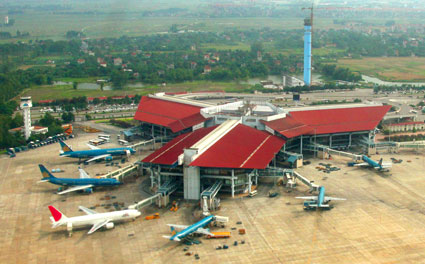 
Khu vực kiểm tra an ninh tại sân bay Nội Bài hôm nay (20/7)
