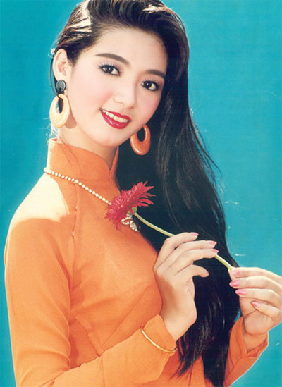 Hình ảnh quen thuộc của Thanh Xuân chụp năm 1993 - Ảnh: T.L