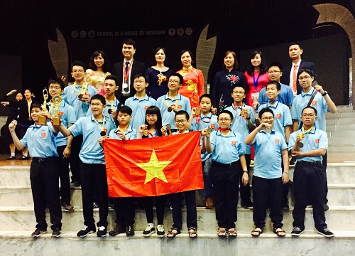 
Đoàn Việt Nam dự thi Toán học trẻ quốc tế InIMC 2017.
