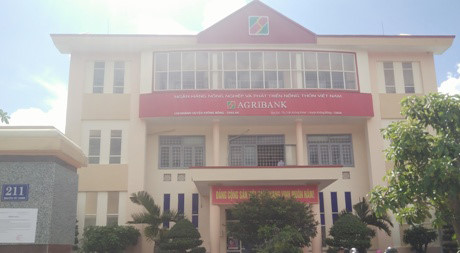 Ngân hàng Agribank chi nhánh Krông Bông nơi ông Vinh làm việc. Ảnh: CTV.