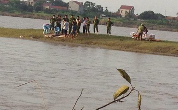 Khu vực phát hiện thi thể nạn nhân.