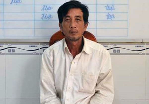 
Nghi can Trần Minh Phong tại cơ quan điều tra
