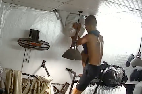 
H&igrave;nh ảnh cắt từ camera của cửa h&agrave;ng.
