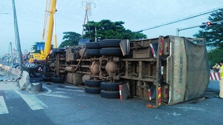 Hiện trường vụ việc. Ảnh: C.T