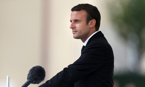
Tổng thống Pháp Emmanuel Macron. Ảnh: Reuters.
