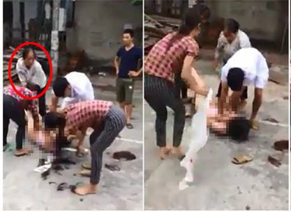B&agrave; Li&ecirc;n (v&ograve;ng tr&ograve;n đỏ) gi&uacute;p con d&acirc;u đ&aacute;nh ghen t&igrave;nh địch