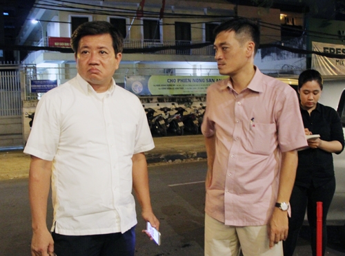 &Ocirc;ng Đo&agrave;n Ngọc Hải ra qu&acirc;n đ&ecirc;m 9/9. Ảnh: Duy Trần.