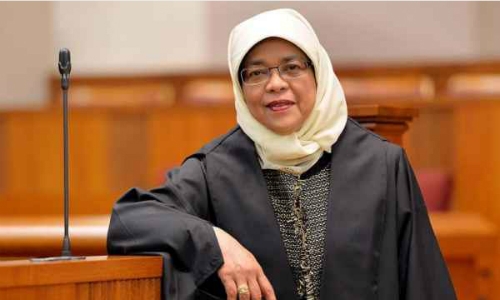 
T&acirc;n tổng thống Singapore Halimah Yacob. Ảnh: allsingaporestuff
