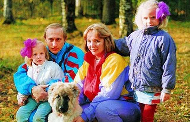 
Hình ảnh gia đình của Tổng thống Nga Putin.
