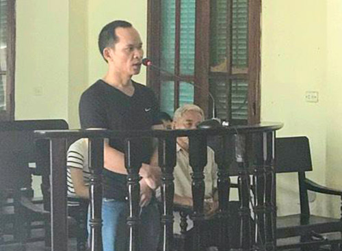
Bị c&aacute;o Thanh tại phi&ecirc;n t&ograve;a. Ảnh: Đức H&ugrave;ng
