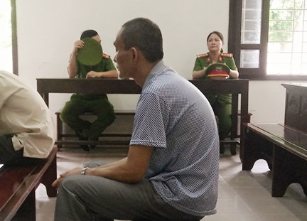 
Nguyễn Văn Lợi tại tòa. Ảnh: T.T.
