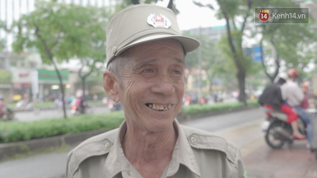 Bác Luỹ với nụ cười luôn trên môi.