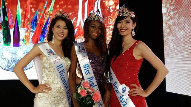 
L&ecirc; Thị Th&uacute;y Đoan - &Aacute; hậu điếc To&agrave;n cầu 2015.
