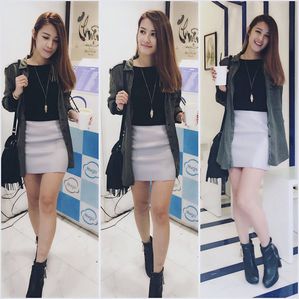 Giày boot cổ ngắn + quần sooc cá tính: Trong những ngày mùa thu, tiết trời dịu dịu với gió heo may, các bạn vẫn có thể diện giày boot một cách thật cá tính cùng quần sooc nhé! Khoác thêm bên ngoài một chiếc áo gió hoặc cardigan nữa là bạn đã có một set đồ thật trẻ trung, mang phong cách đường phố độc đáo.