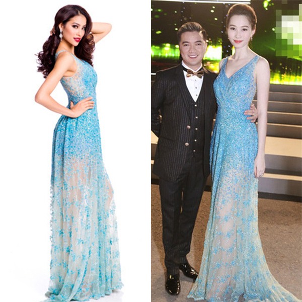 
Có thể nói, Hoa hậu Việt Nam 2012 và Hoa hậu Hoàn vũ 2015 nhiều lần mặc chung đồ bậc nhất Vbiz, mỗi người một vẻ đều hoàn hảo và vẹn toàn.
