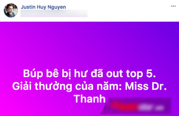 Quản lý Nguyễn Thị Thành đăng status “đá xoáy” Huyền My.