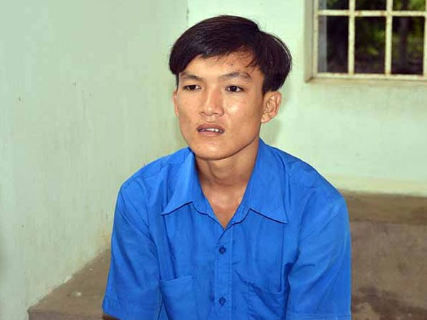 
Nguyễn Văn Nghĩa tại Cơ quan điều tra.

