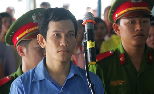 
Bị cáo Nguyễn Văn Thái tại phiên tòa.
