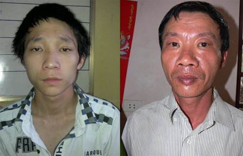 Với tội ác gây ra, Thành (trái) lĩnh án chung thân, Hùng (phải) bị tử hình. Ảnh: N.V
