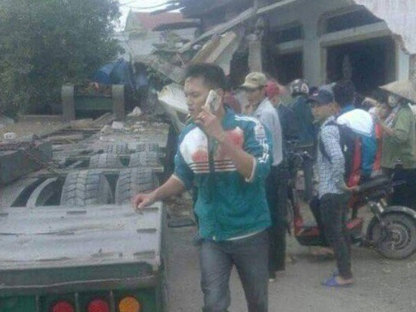 Hiện trường xảy ra vụ việc