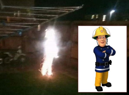 Nicole khẳng định ph&aacute;o b&ocirc;ng c&oacute; h&igrave;nh nh&acirc;n vật hoạt h&igrave;nh Fireman Sam.