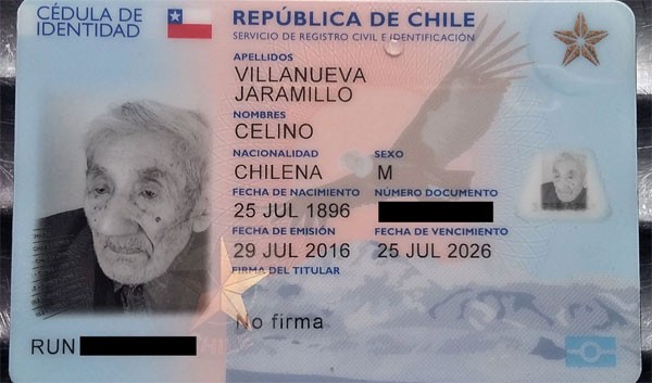 Cụ ông Chile sống độc thân qua ba thế kỷ