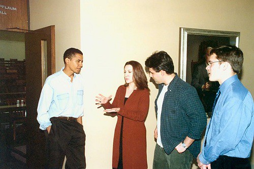 Obama ở trường Luật Đại học Chicago năm 1999. Ảnh: University of Chicago Law School